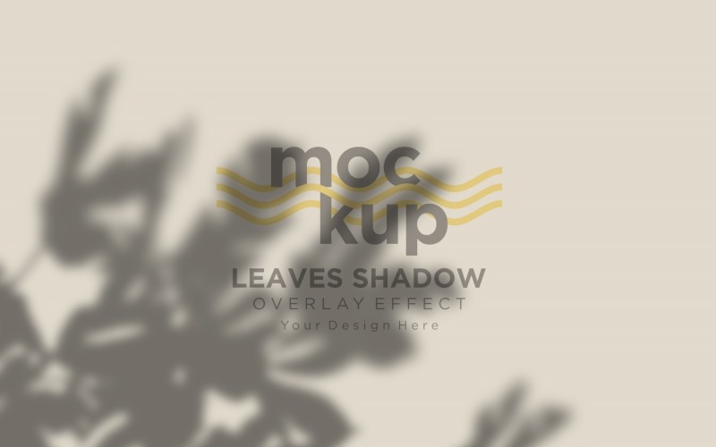 Leaves Shadow Overlay Effect Mockup 286 Product Mockup
