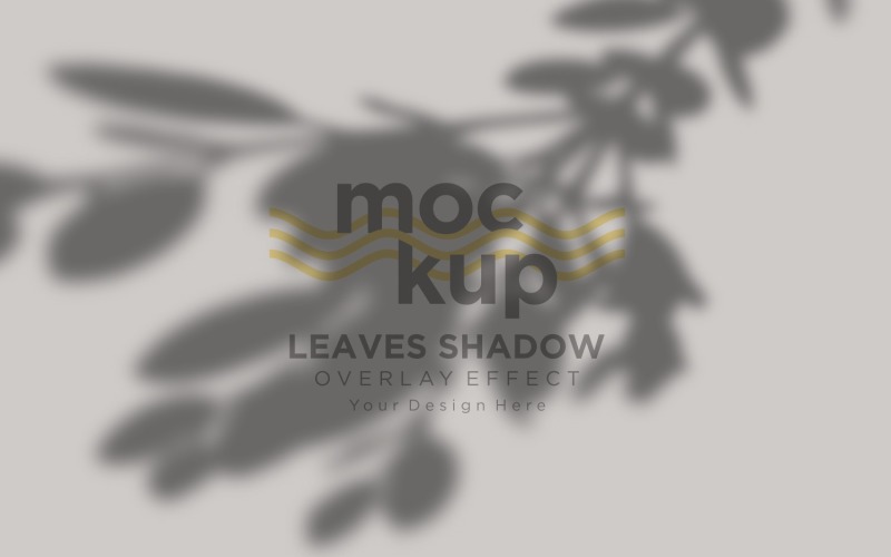Leaves Shadow Overlay Effect Mockup 287 Product Mockup