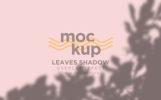Leaves Shadow Overlay Effect Mockup 288