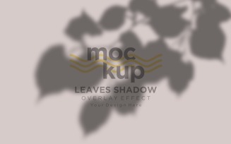 Leaves Shadow Overlay Effect Mockup 291