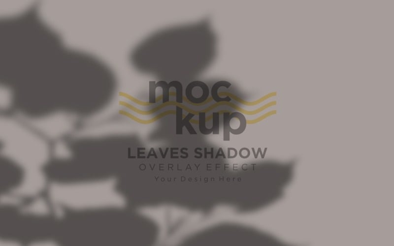 Leaves Shadow Overlay Effect Mockup 292 Product Mockup