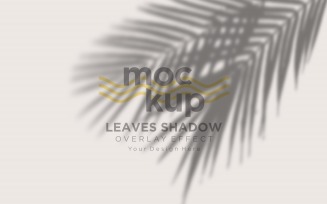 Leaves Shadow Overlay Effect Mockup 310