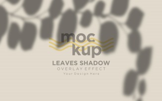 Leaves Shadow Overlay Effect Mockup 316
