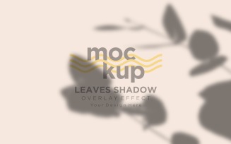 Leaves Shadow Overlay Effect Mockup 319