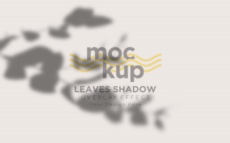 Leaves Shadow Overlay Effect Mockup 320