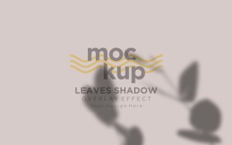Leaves Shadow Overlay Effect Mockup 321