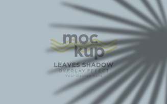 Leaves Shadow Overlay Effect Mockup 324