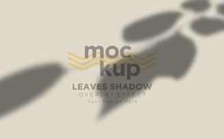 Leaves Shadow Overlay Effect Mockup 326