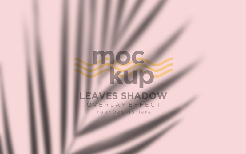Leaves Shadow Overlay Effect Mockup 328 Product Mockup