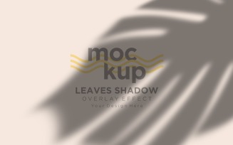Leaves Shadow Overlay Effect Mockup 329