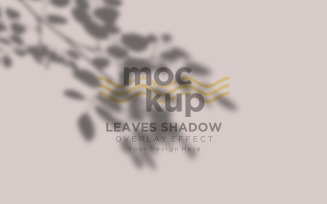 Leaves Shadow Overlay Effect Mockup 331