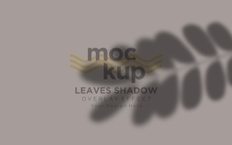 Leaves Shadow Overlay Effect Mockup 342