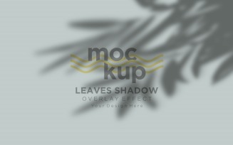 Leaves Shadow Overlay Effect Mockup 343