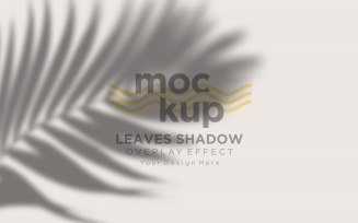Leaves Shadow Overlay Effect Mockup 350
