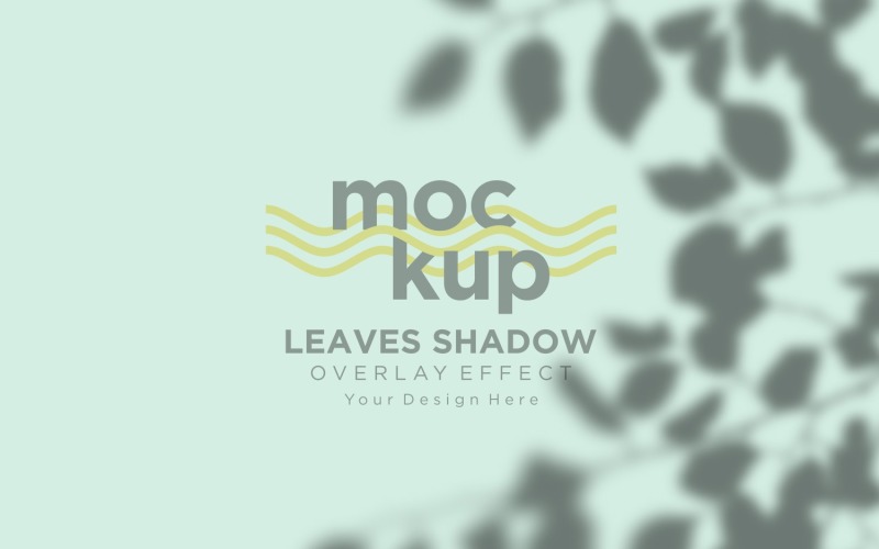 Leaves Shadow Overlay Effect Mockup 355 Product Mockup