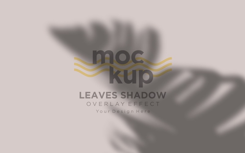 Leaves Shadow Overlay Effect Mockup 361 Product Mockup