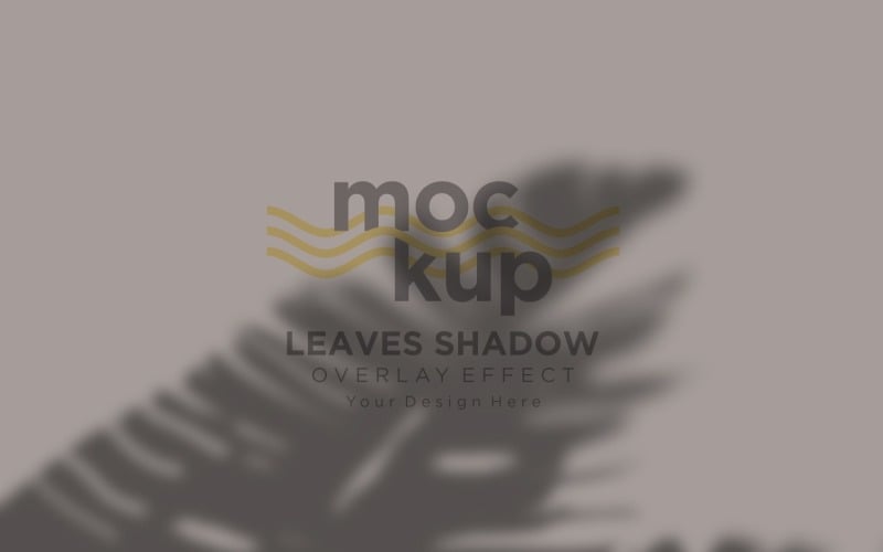 Leaves Shadow Overlay Effect Mockup 362 Product Mockup