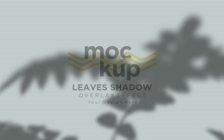 Leaves Shadow Overlay Effect Mockup 363