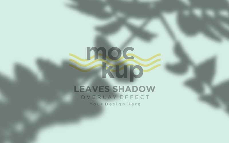 Leaves Shadow Overlay Effect Mockup 365 Product Mockup