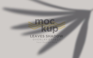 Leaves Shadow Overlay Effect Mockup 367