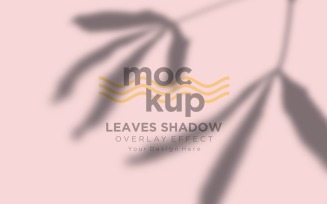 Leaves Shadow Overlay Effect Mockup 368