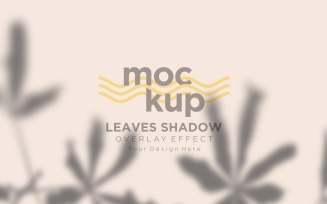 Leaves Shadow Overlay Effect Mockup 369