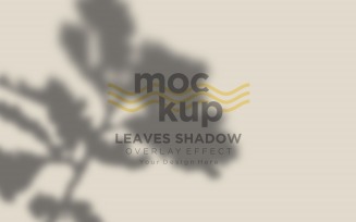 Leaves Shadow Overlay Effect Mockup 376