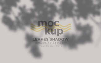 Leaves Shadow Overlay Effect Mockup 377