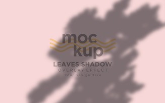 Leaves Shadow Overlay Effect Mockup 378