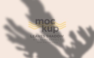Leaves Shadow Overlay Effect Mockup 379