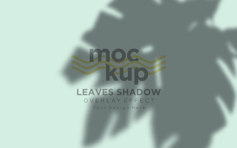 Leaves Shadow Overlay Effect Mockup 385 Product Mockup