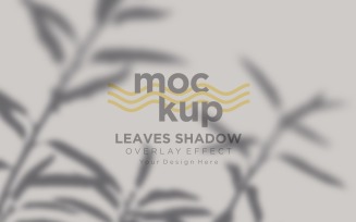 Leaves Shadow Overlay Effect Mockup 387