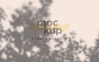 Leaves Shadow Overlay Effect Mockup 389