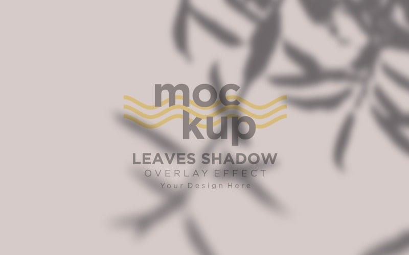 Leaves Shadow Overlay Effect Mockup 391 Product Mockup