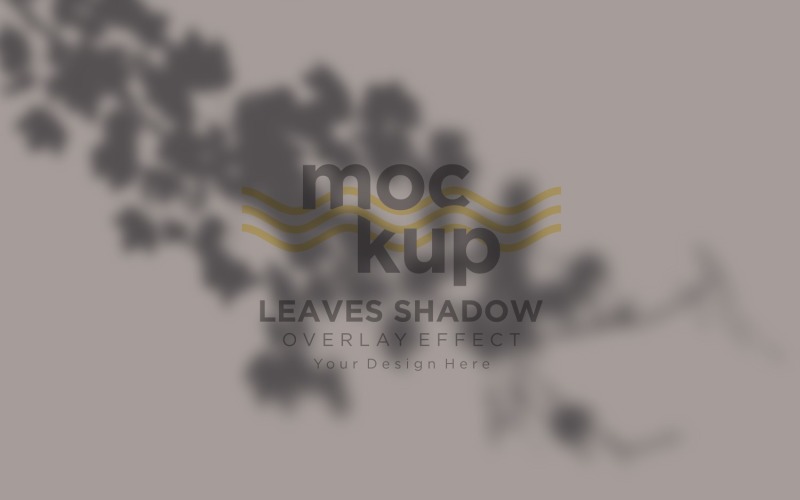 Leaves Shadow Overlay Effect Mockup 392 Product Mockup