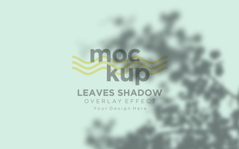 Leaves Shadow Overlay Effect Mockup 395 Product Mockup