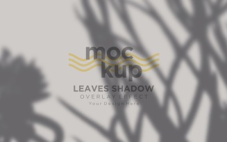 Leaves Shadow Overlay Effect Mockup 397