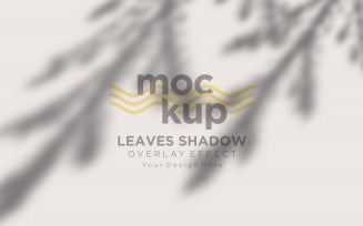 Leaves Shadow Overlay Effect Mockup 400