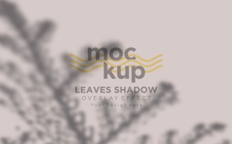 Leaves Shadow Overlay Effect Mockup 401