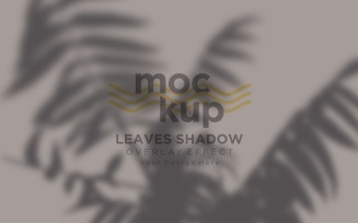 Leaves Shadow Overlay Effect Mockup 402