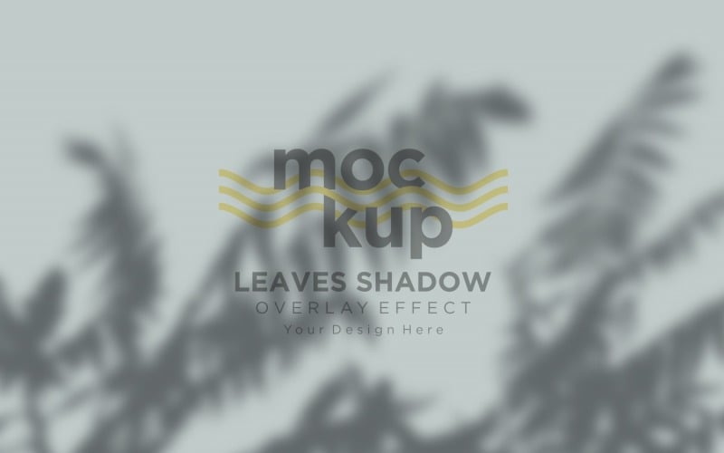 Leaves Shadow Overlay Effect Mockup 403 Product Mockup