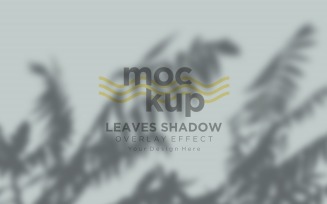 Leaves Shadow Overlay Effect Mockup 403