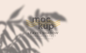 Leaves Shadow Overlay Effect Mockup 409