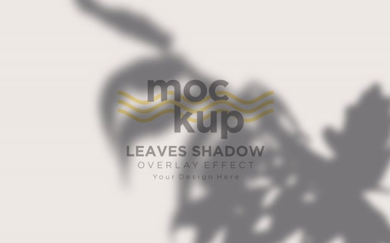 Leaves Shadow Overlay Effect Mockup 410 Product Mockup