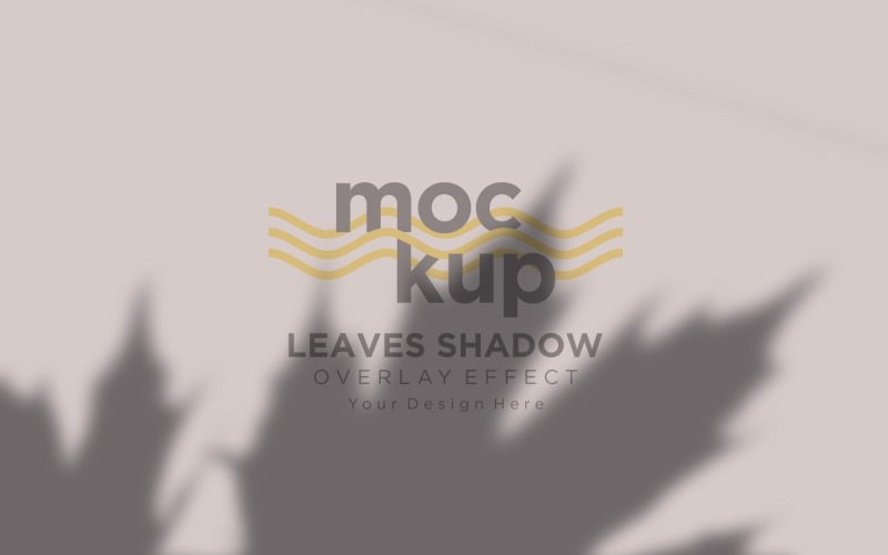 Leaves Shadow Overlay Effect Mockup 411 Product Mockup