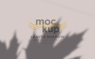 Leaves Shadow Overlay Effect Mockup 411