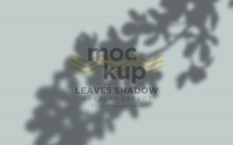 Leaves Shadow Overlay Effect Mockup 413