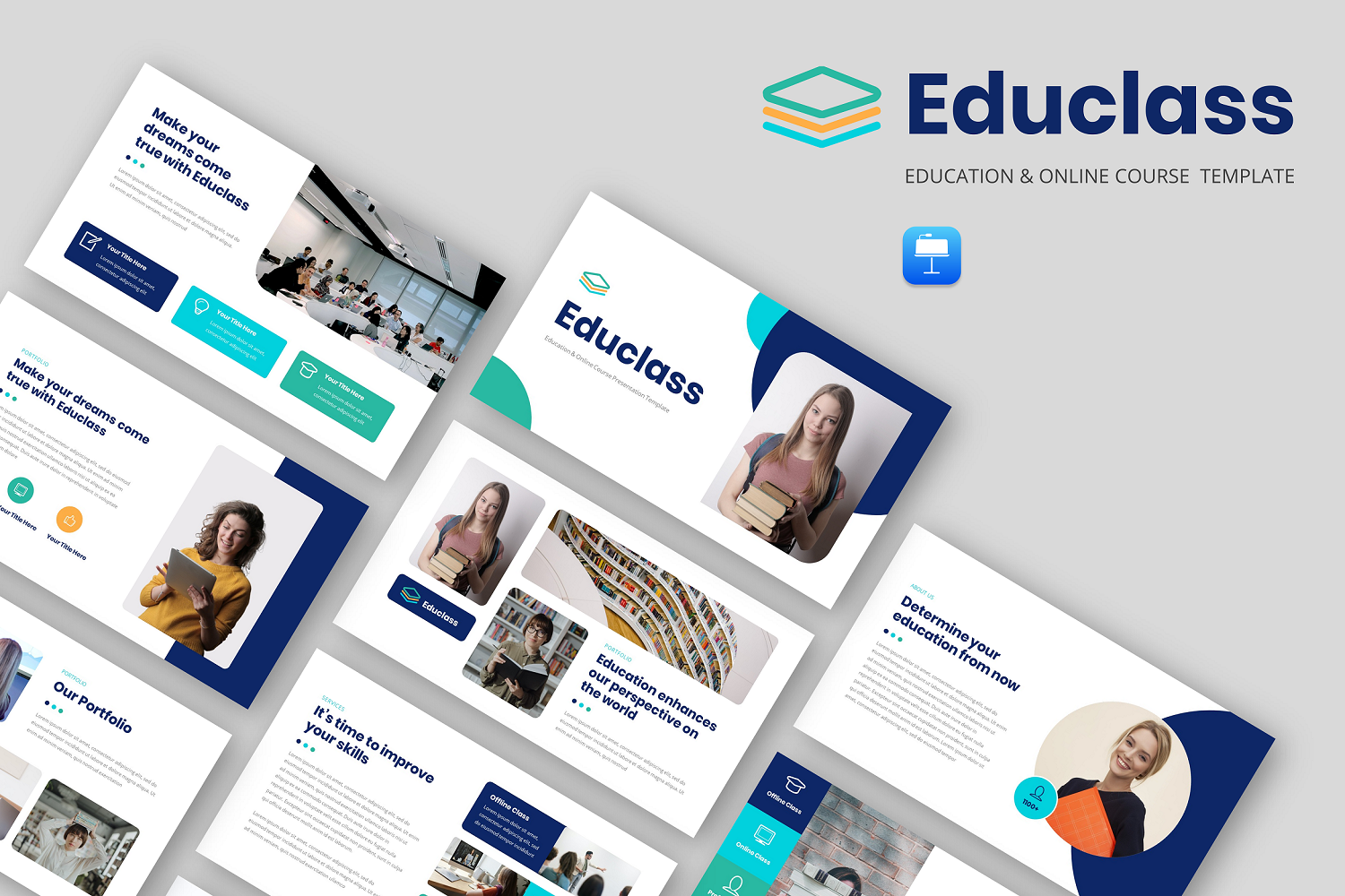 Educlass - Education & Online Course Keynote Template