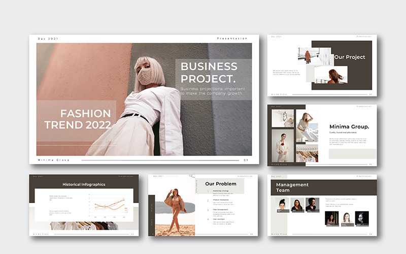 Fashion Business PowerPoint Presentation Template PowerPoint Template