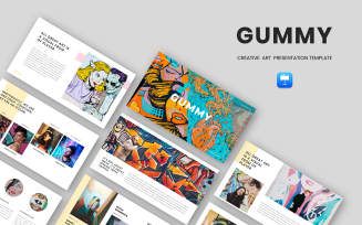 Gummy - Creative Art Keynote Template